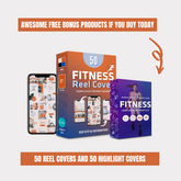 Fitness Reel & Highlight Covers  Canva Templates